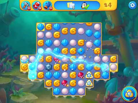 Fishdom level 5851 no boosters フィッシュダム ノーマル [Friend's]