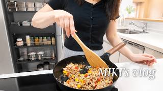 【vlog】夏休みの朝昼夜ご飯🍉管理栄養士ママのお弁当作り