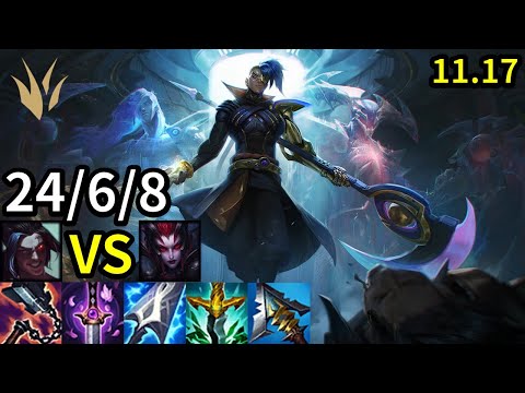 Kayn Jungle vs Elise - KR Grandmaster | Patch 11.17