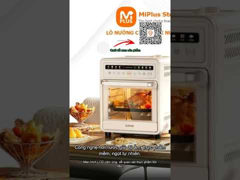 Lò nướng hơi nước,Nồi chiên không dầu SUPOR 20L OD20AK812 tích hợp Menu đa dạng NƯỚNG MỀM ẨM, dễ dà…