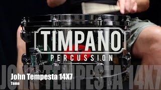 Video thumbnail for Tama John Tempesta Signature 14X7 Snare Drum by Timpano-percussion