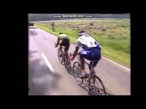 Tour de France 1995 - Etape 7 - le numero de Miguel Indurain, Johan Bruyneel gagne à Liège