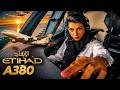 Shaima Pilots The ETIHAD A380 Out Of Abu Dhabi