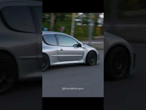 V6 Turbo Peugeot 206 AWD Crashed 😥