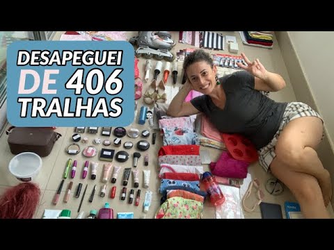 DESAFIO MINIMALISTA - Desapeguei de 406 tralhas em 1 mês