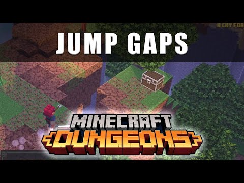 Secret Chest Jump in Minecraft Dungeons