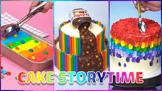 🍰 Satisfying Cake Decorating Storytime 🌈 I'm Hotgirl, The Richkids In School Are Fighting For Me