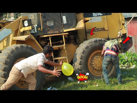 Update Funny PRANK with Popping balloons | Crazy REACTION with Popping Balloon Prank - So Funny