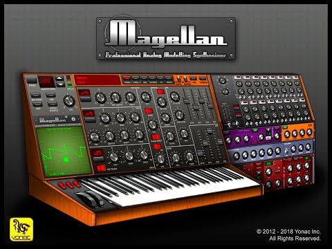 MAGELLAN - Pro Analog Modeling Synth - Update Demo for the iPad