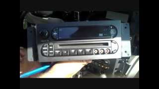 Chrysler Pacifica Stereo Removal 2004-2008