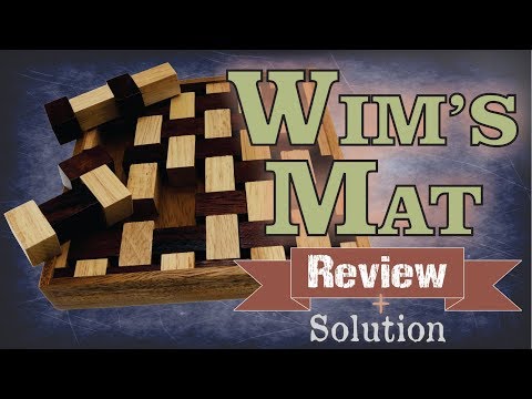 WIMS MAT - Review and Solution  - Wooden Puzzle by Philos from Puzzle Master