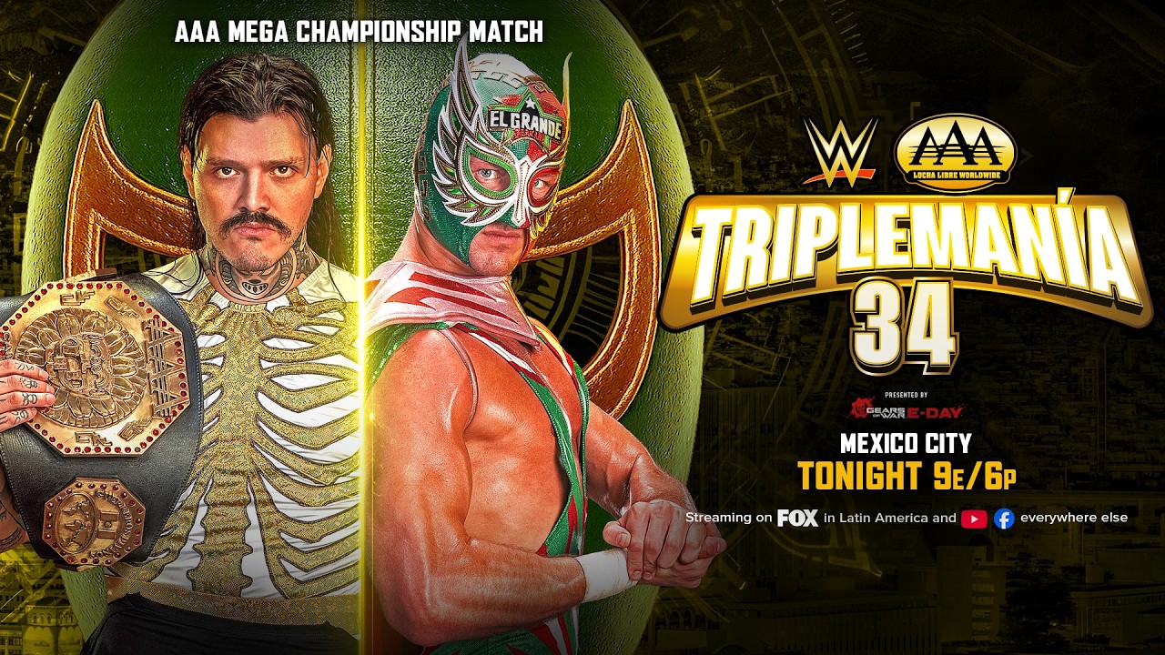 Dominik Mysterio vs. El Grande Americano | Mega Title Match: Triplemanía 34 Hype Package