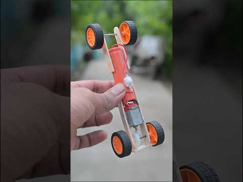 How To Make A DC Motor Car Useing Gear | DIY Dc Motor Car #shorts #car #diy