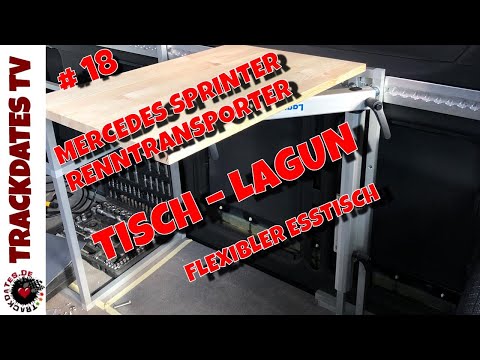 #18 Lagun Tischgestell | Flexibler Esstisch  | Camper Ausbau DIY Renntransporter | MERCEDES SPRINTER