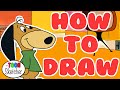 How To Draw Augie Doggie From The Quick Draw McGraw Show