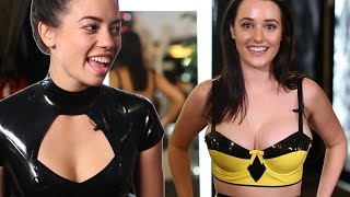Women Wear Latex For The First Time