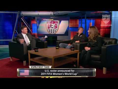 Abby Wambach and Heather O'Reilly on ESPN First Take