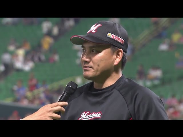 マリーンズ・井口選手ヒーローインタビュー 2017/5/25 H-M
