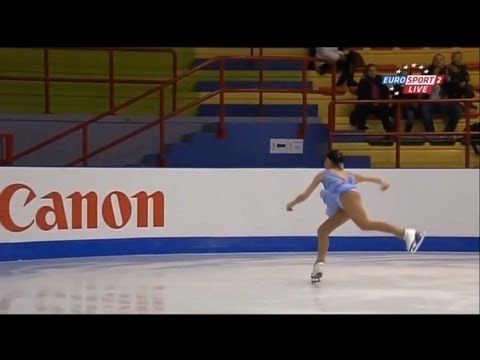 JWC 2013 김해진 Hae-Jin KIM FS - Sleeping Beauty (B.ESP2) British Commentary