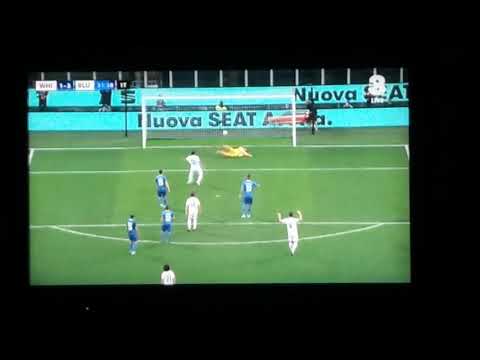 GOL DI BOBO VIERI DALLA PUNIZIONE DI PIRLO nel "La Notte del Maestro" 21/05/2018