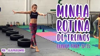 GINÁSTICA ARTÍSTICA | Minha Rotina de Treinos - QUARTA