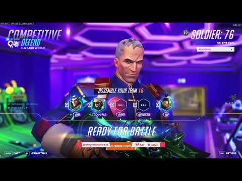 GALE SOLDIER 76 GOD - OVERWATCH 2 SEASON 13 TOP 500 GAMEPLAY