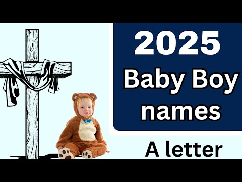 Top 20 Christian Baby boy names starting with A letter/Biblical boy name/English baby boy new names