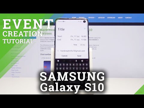 How to Add Event to Calendar on Samsung Galaxy S10 – Calendar Options