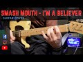 Smash Mouth I M A Believer GUITAR COVER