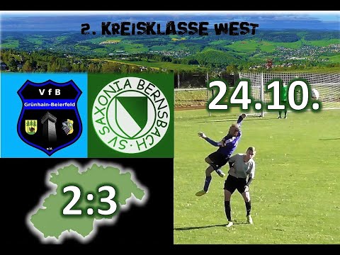 Sieg im Spiegelwald-Derby I Grünhain-Beierfeld II - SV Saxonia Bernsbach II 2:3