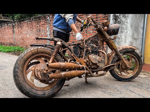  
            
            Реставрация Harley Davision построена | Восстановленный пыльный мотоцикл
            
        