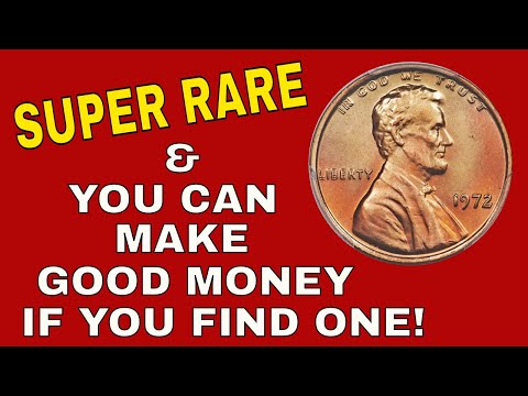 Super rare 1972 pennies worth big money! Valuable pennies to look for!