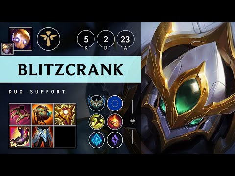 Blitzcrank Support vs Thresh - EUW Challenger Patch 25.05