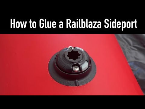 How to Glue a Railblaza QuikPort or RibPort to an Inflatable Boat