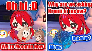 Liz Visits the Smolverse and Imitates Every Holomember’s Voice...Even Kronii’s Meows