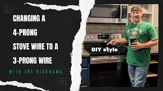 Change a 4 Prong Stove Wire to a 3 Prong Wire | Install a New Stove Wire | DIY Stove Wire Install
