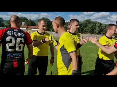 Izlazak na teren,  Radnički – Radnički Svilajnac   1:1 ( 0:1 ), 15.05.2022, Pirot