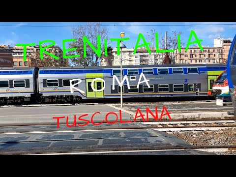 ITALIAN TRAINS | ETR JAZZ 425 (REGIONALE & LEONARDO EXPRESS) , TAF E VIVALTO DTR | ROMA TUSCOLANA