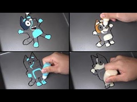 Pancake Art - Bandit, Bingo, Bluey, Chilli