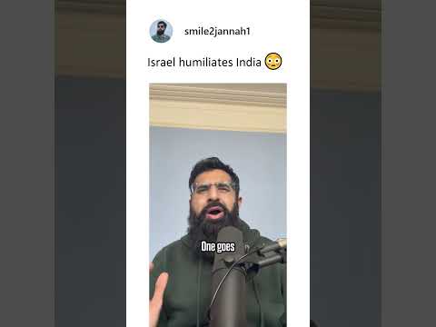 Israel humiliates India 😳