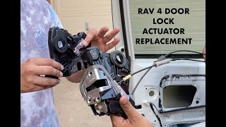 2017 RAV 4 Door Lock Actuator Replacement