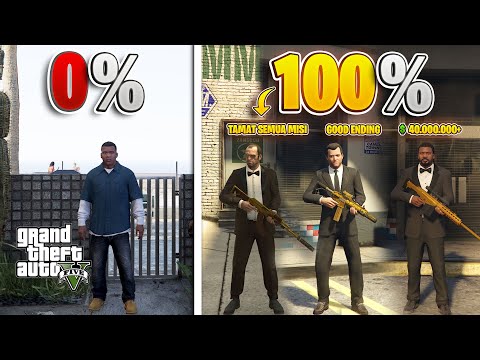 Gue main dari 0 sampe 100% TAMAT dan TANPA CHEAT di GTA 5