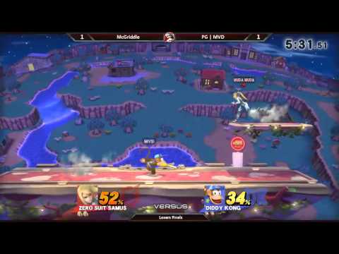 VS Paragon LA Smash 4 Sponsorship - Losers Finals - NickRiddle (ZSS) vs MVD (Diddy/C.Falcon)