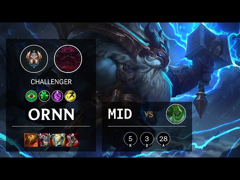 Ornn Mid vs Zac - BR Challenger Patch 11.5