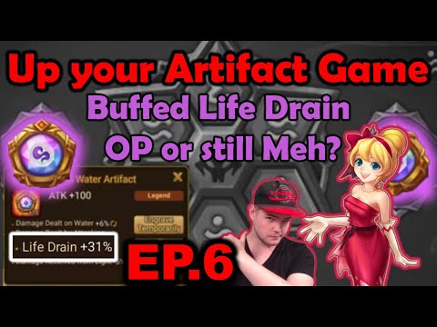 Up your Artifact Game EP.6: Life Drain Buff! OP or still Meh? - Summoners War