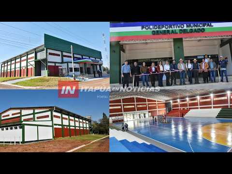 GENERAL DELGADO YA CUENTA CON UN MODERNO POLIDEPORTIVO TRAS INVERSIÓN DE LA GOBERNACIÓN
