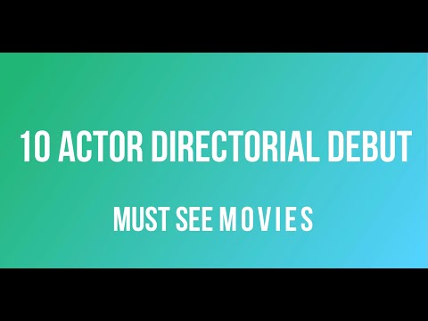 10 Directorial Debut Movies That are a Must See