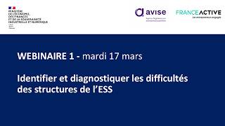 Webinaire - Accompagner les structures de l’ESS en difficulté : identifier, diag