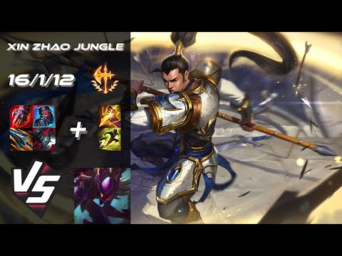 JUNGLE Xin Zhao vs Kha'Zix - NA Grandmaster Patch 25.S2.5