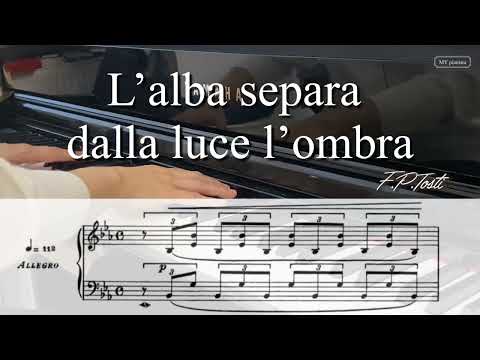 L’alba separa dalla luce l’ombra, Karaoke, Piano accompaniment